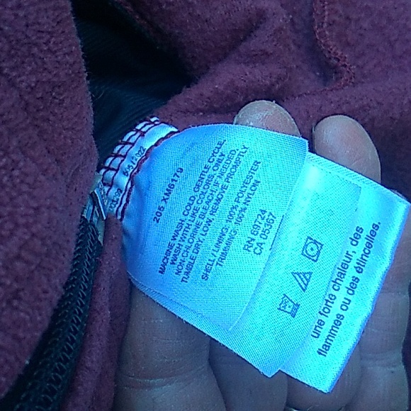 π Columbia Minnesota Maroon UniSex Fleece Jacket Sz XL - Picture 7 of 16